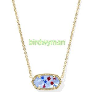 Elisa Gold Short Pendant Necklace